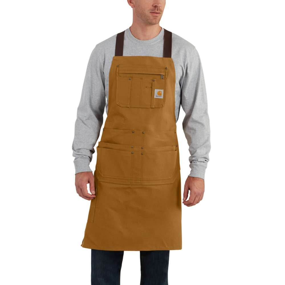 Carhartt Men's Firm Duck Apron, Carhartt Brown, One Size