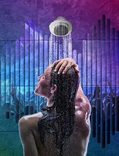 Kohler Moxie Showerhead and Waterproof Bluetooth Wireless Speaker, 1.75 gpm - Polished Chrome