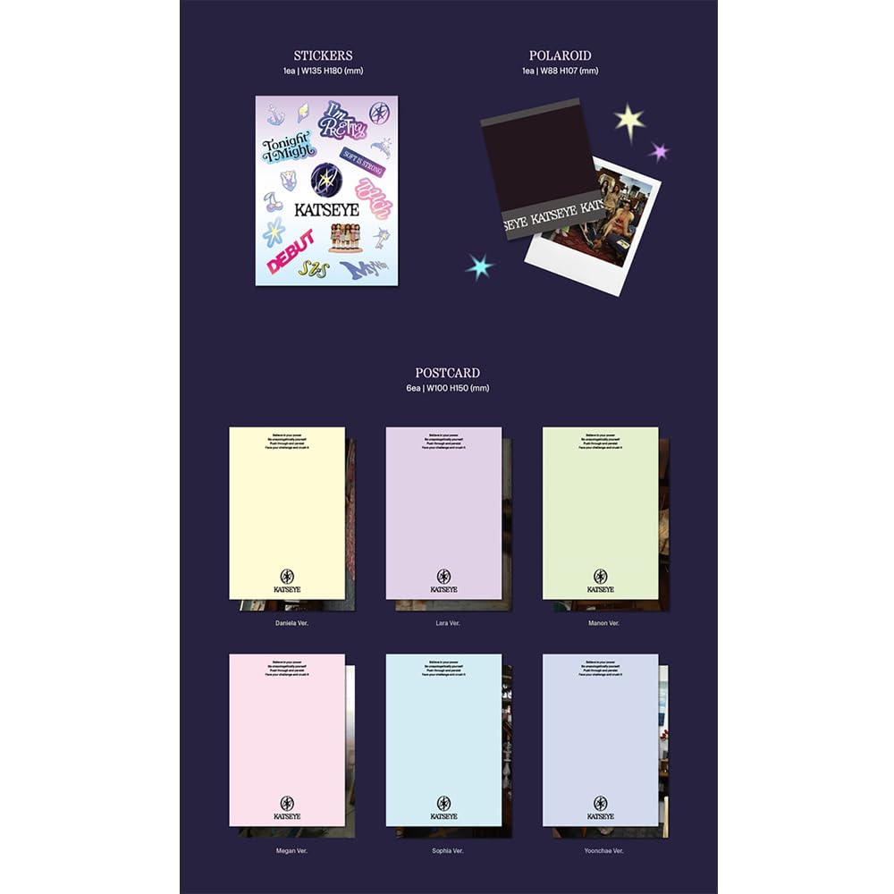 KATSEYE [1st EP Album SIS SOFT IS STRONG](SOFT Ver) + 3 Extra Photocards Set