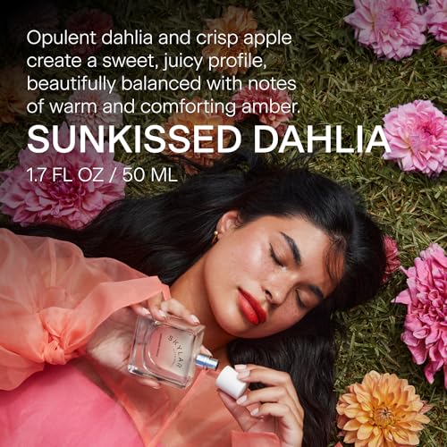 Skylar Sunkissed Dahlia Eau de Parfum - Hypoallergenic & Clean Perfume for Women & Men, Vegan & Safe for Sensitive Skin - Floral Perfume with Notes of Dahlia, Apple & Amber - 50mL /1.7 Fl oz