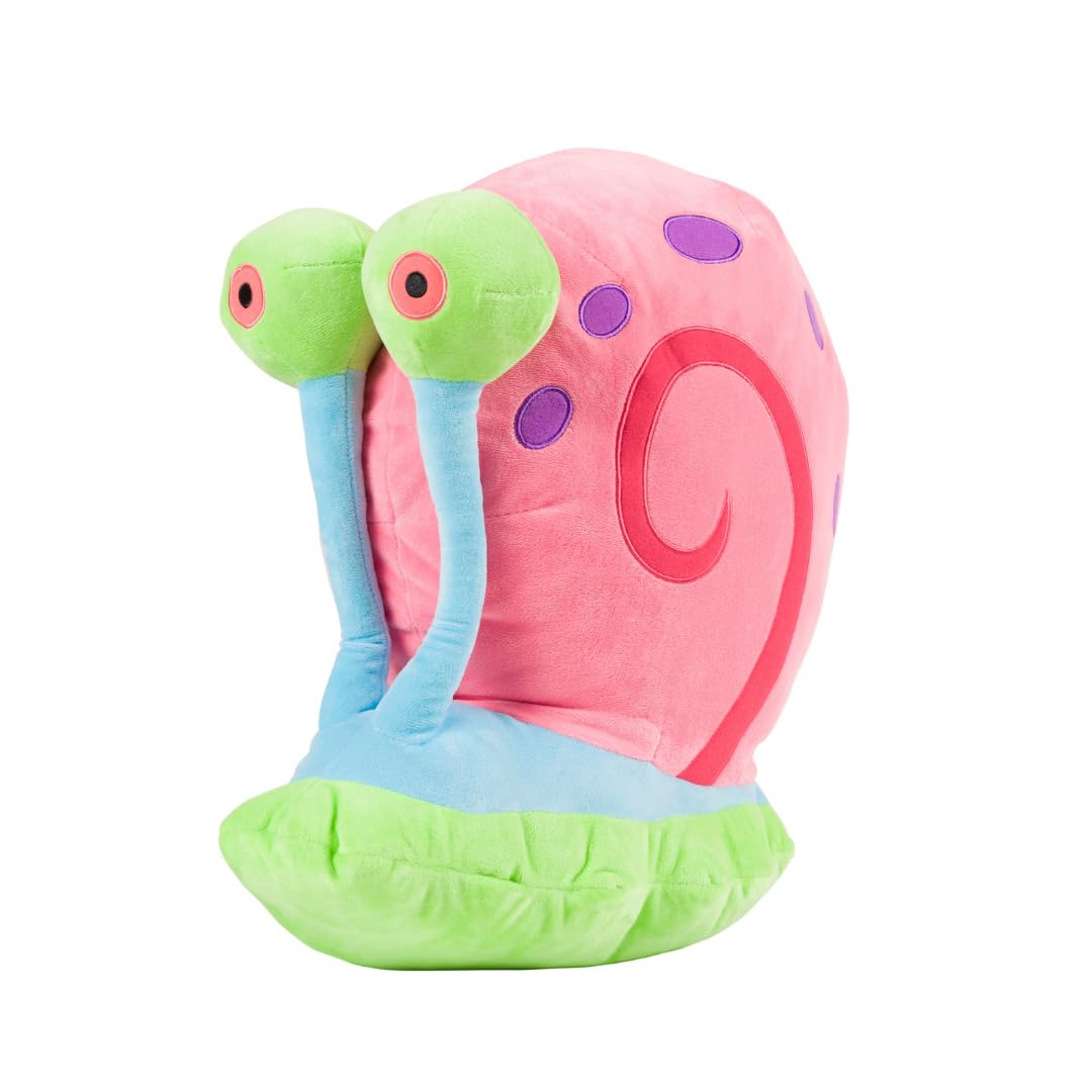 Spongebob Squarepants Gary Plush Cuddly Cuddle Pillow, Super Soft & Cozy, 16.50" Tall, (Officially Licensed Product) by Franco Collectibles