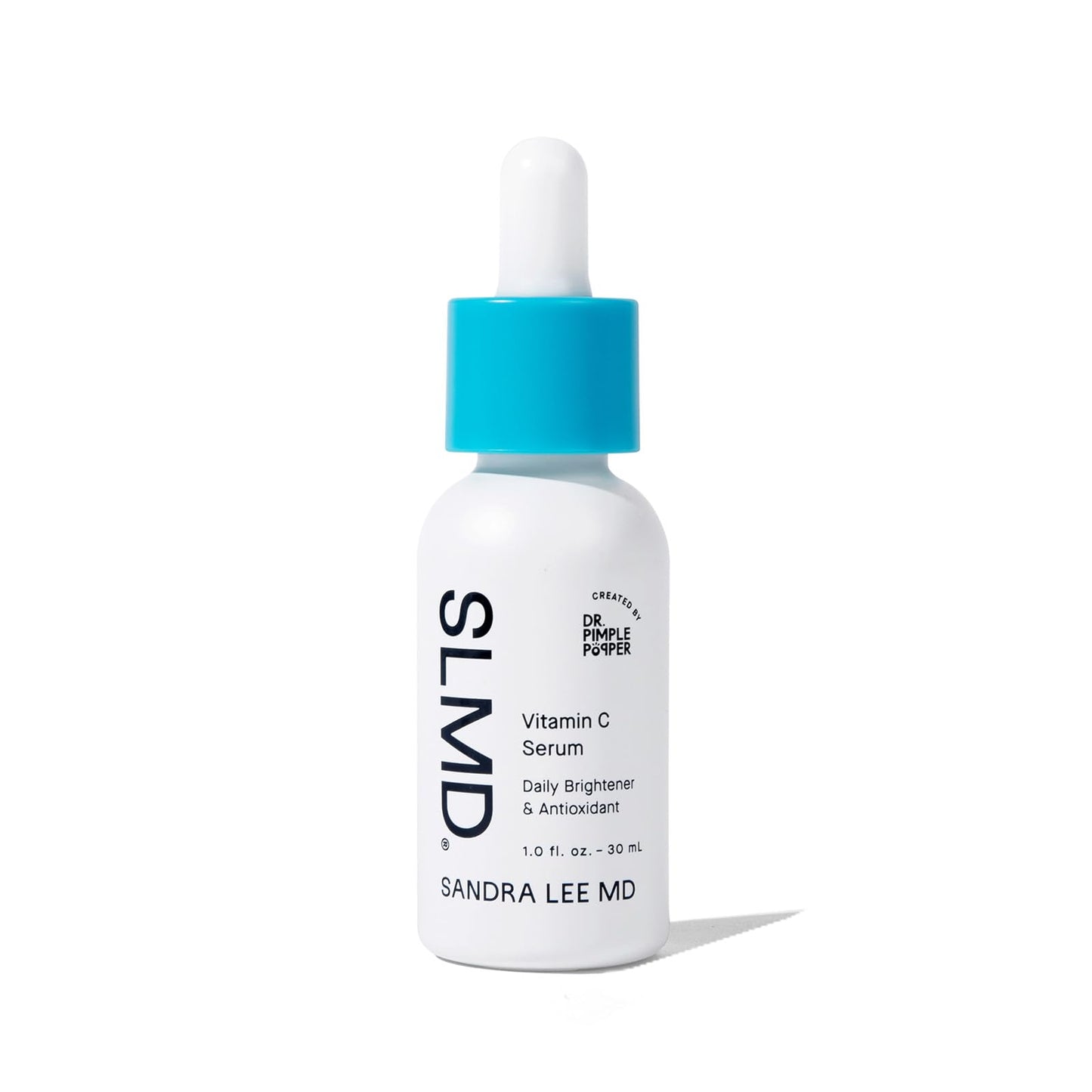 SLMD by Dr. Pimple Popper - Vitamin C Serum - Vitamin C & Hyaluronic Acid to Visibly Smooth, Hydrate and Brighten Skin - Minimize Appearance of Fine Lines & Wrinkles - 1 Fl. Oz.