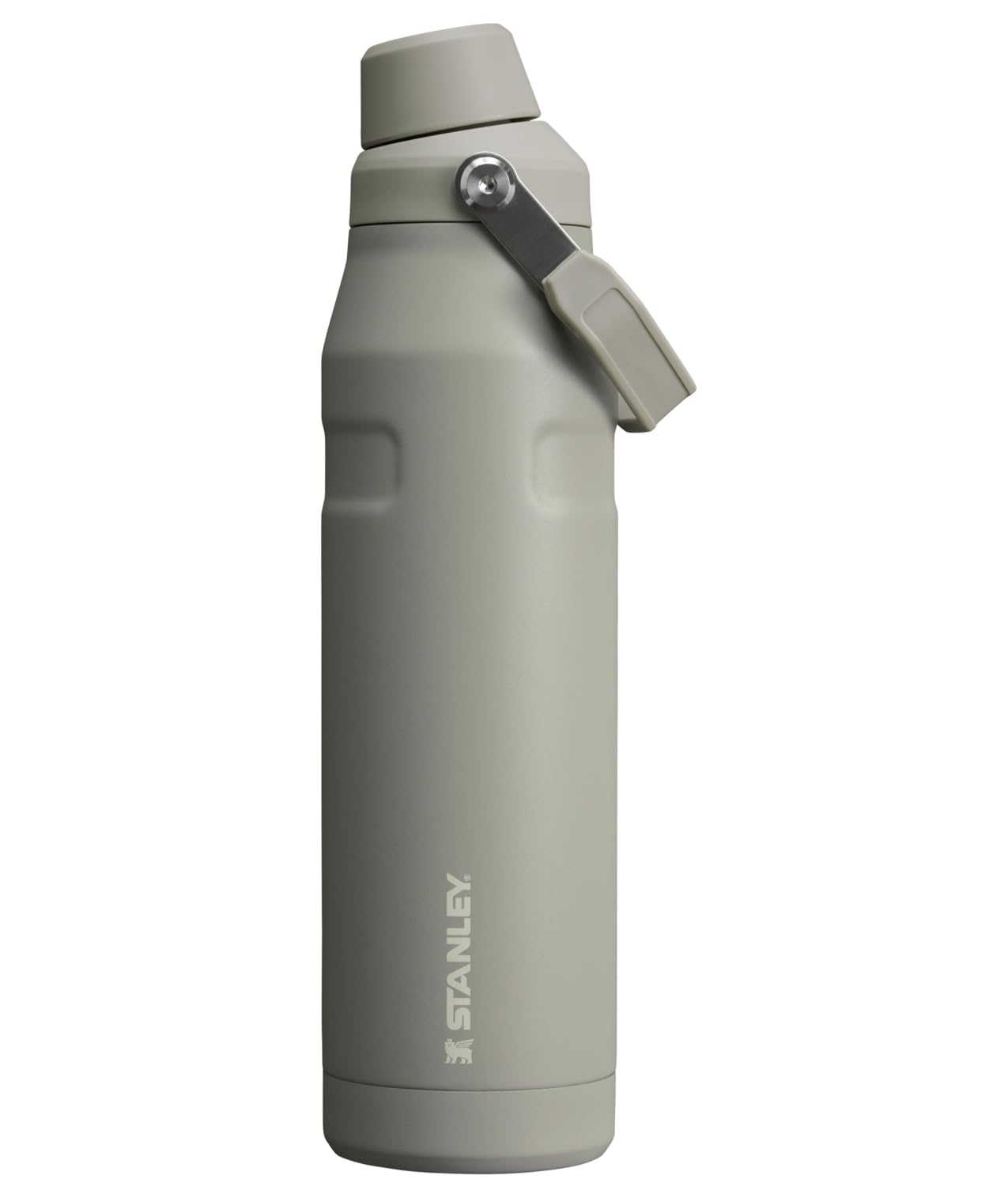 Stanley IceFlow Fast Flow Water Bottle 36 oz | Angled Spout Lid | Lightweight and Leakproof for Travel and Sports | Insulated Stainless Steel | BPA-Free | Ash