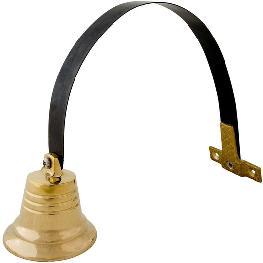 Door Chime for Business When Entering - Shopkeepers Bell for Door Opening - Door Bell for Door Opening Solid Brass Metal Door Bell for Business Entry with Black - Door Entry Chime Bell Ringer