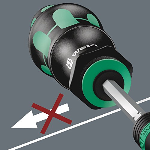 Wera - 5051025001 KK 26 7-In-1 Bitholding Screwdriver with Removable Bayonet Blade (SL/PH/SQ) Silver