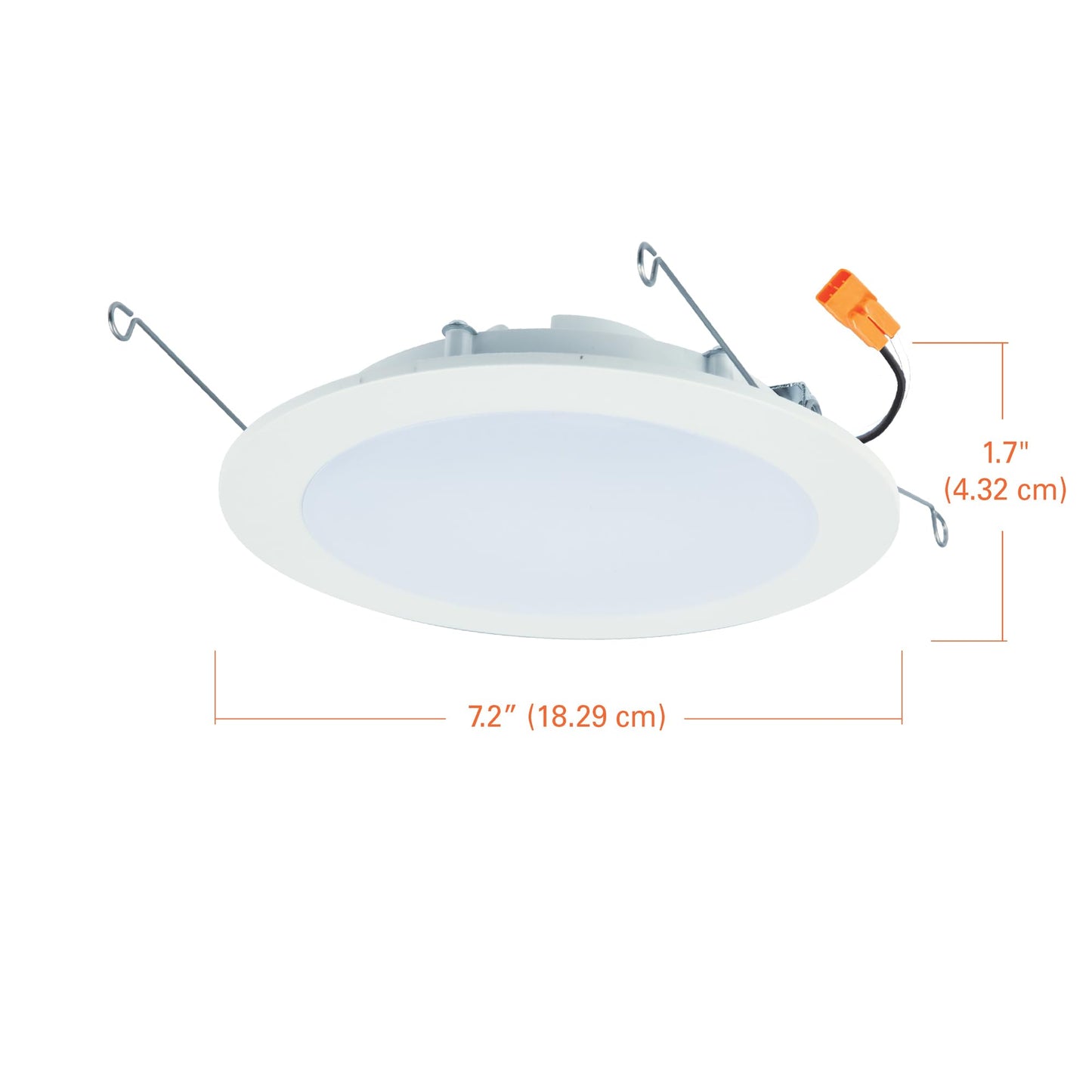 HALO HLBT 4 Pack 6 in Slim LED Recessed Light Trim with Selectable Color Temperature 2700K, 3000K, 3500K, 4000K, 5000K Dimmable Wet Location Indoor Outdoor New Construction Remodel - HLBT609FS5-4PK