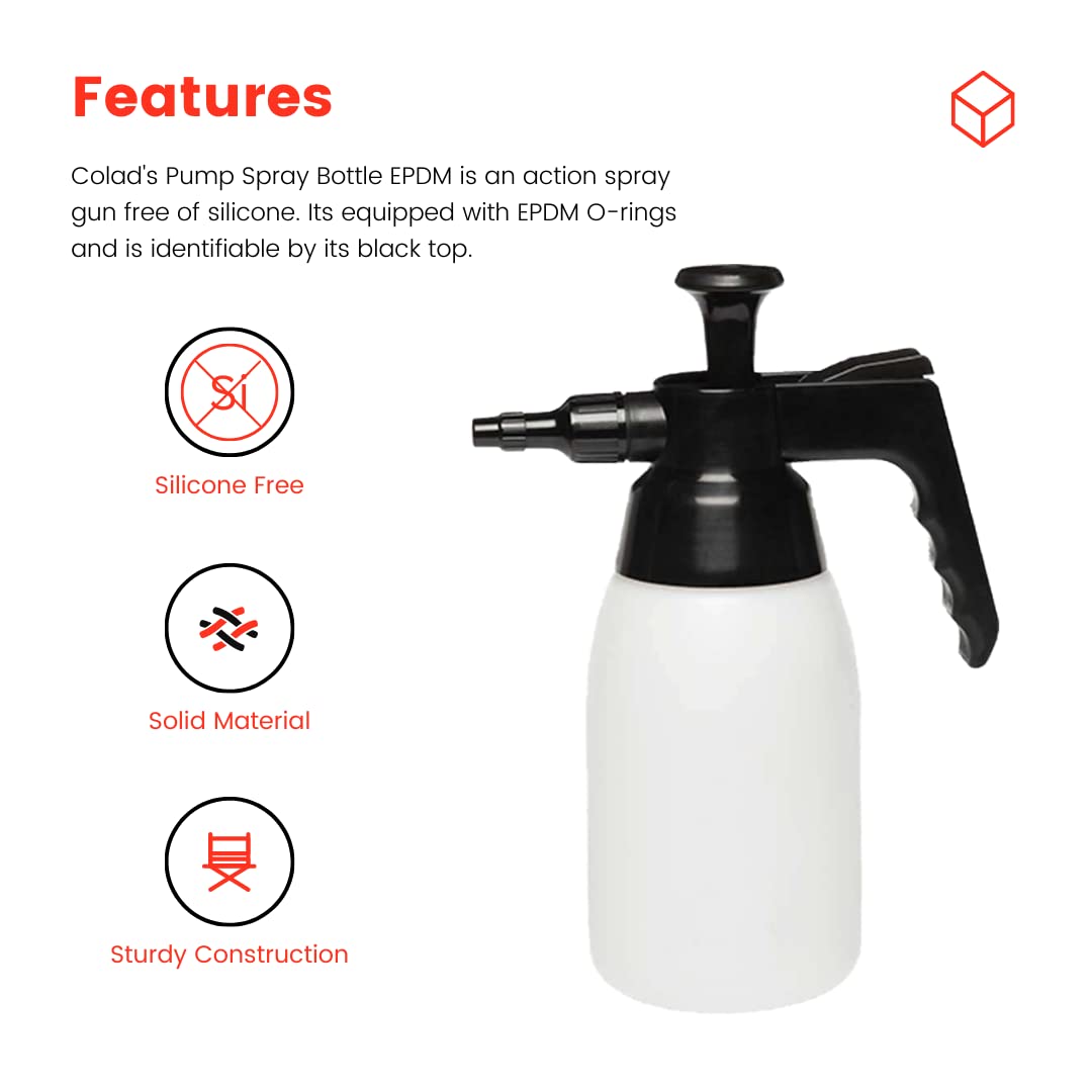 Colad 1000ml EPDM Pump Sprayer (Check Chemical Resistance List for Compatible Chemicals)