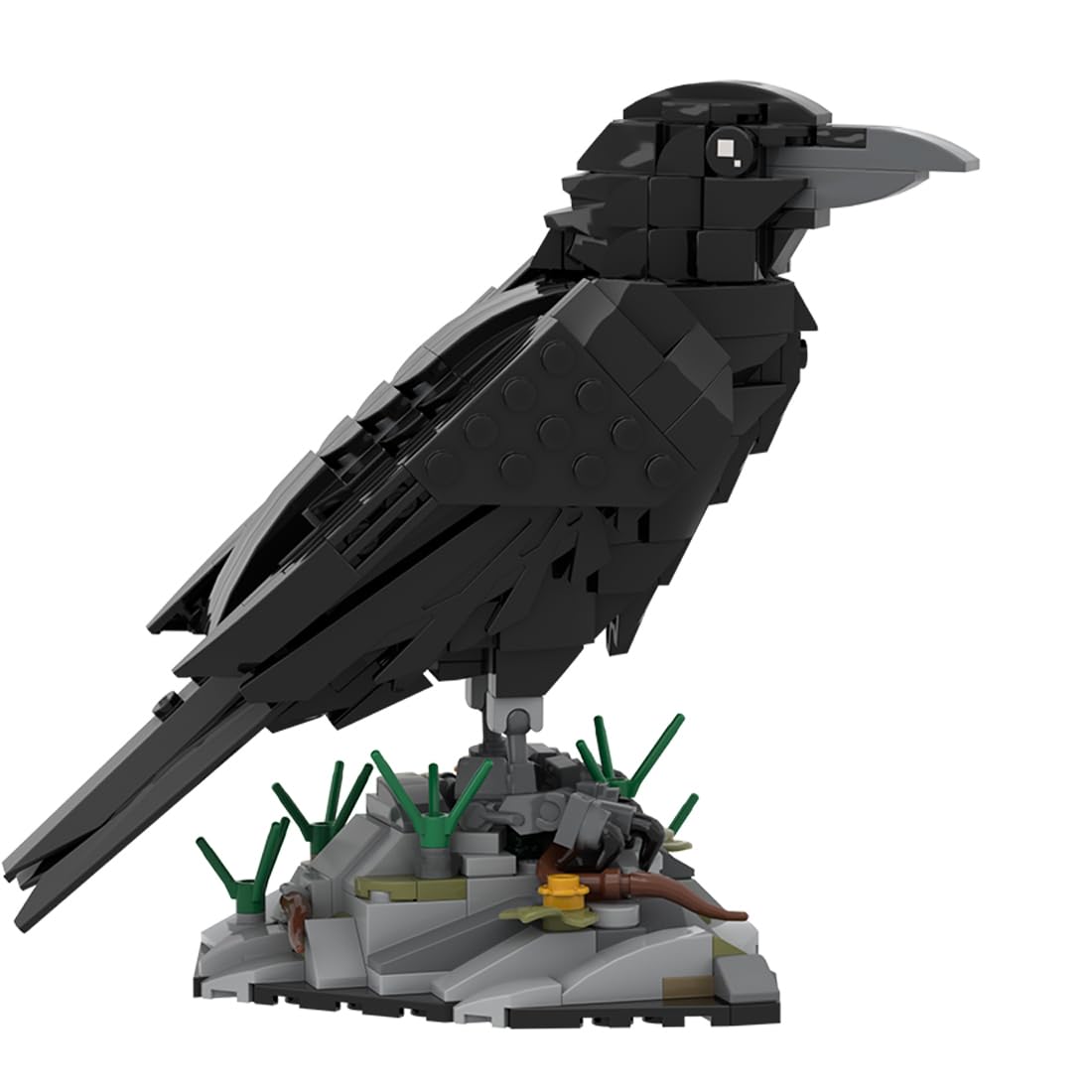 Aetheria Raven Bird Animal Building Set 357 Pieces Animals Bird Bricks Home Office Decor Art Ornament, Creative Construction Collectors & Enthusiasts for Adults - 1468 Pieces Designed by SKABRAM