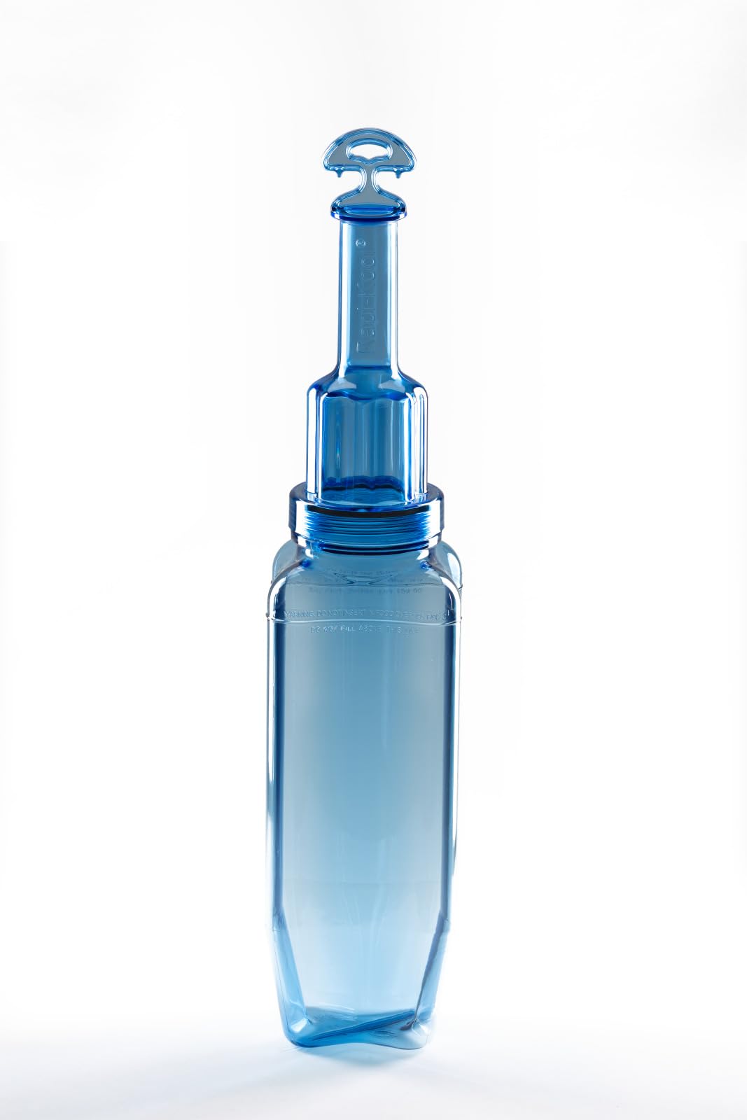 San Jamar Rapi-Kool Plastic Rapid Cooling Commercial Food Paddle with Hang Tag for Restaurants, Kitchens, 128 Ounces, Blue