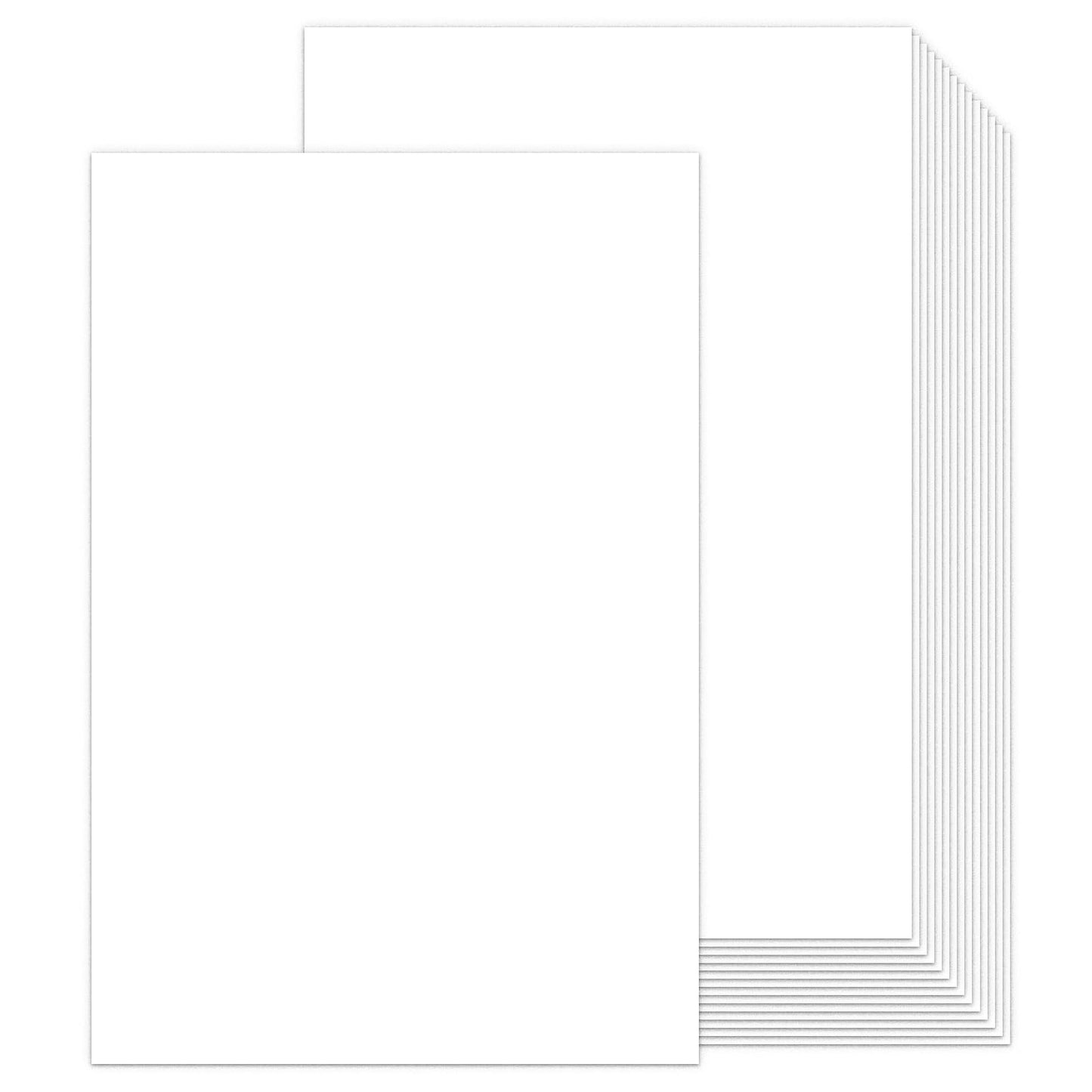 12x18 White Card Stock Paper 100 Sheets, 80lb Premium Heavy Cardstock, Goefun Thick Printer Paper Cardstock for Arts and Crafts, Posters, Brochures, Menus, Cards, Covers