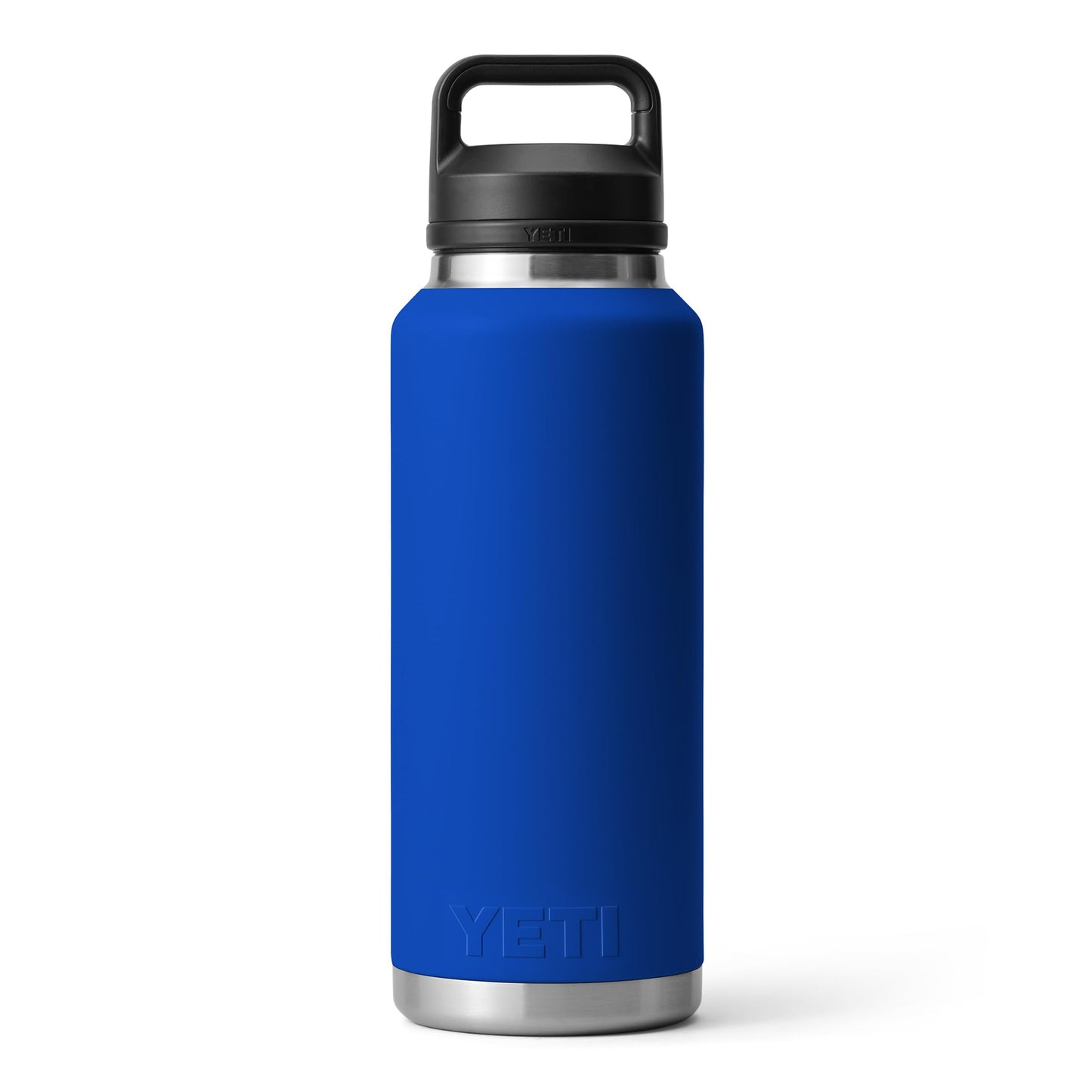 YETI Rambler 46 oz Bottle, Leakproof, Vacuum Insulated, Stainless Steel with Chug Cap, Royal Blue
