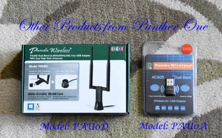 Panda Wireless® PAU09 N600 Dual Band (2.4GHz and 5GHz) Wireless N USB Adapter W/Dual 5dBi Antennas - Windows 7/8/10/11, Zorin, Mint, Ubuntu, openSUSE, Fedora, Centos, Kali and Raspbian