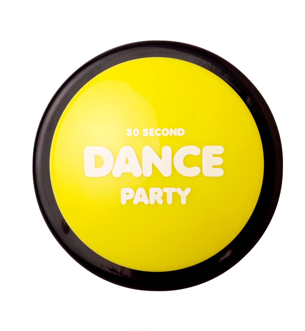 30 Second Dance Party - So Many Buttons (Pack of 8) | Dance Party Button with Music | Gag Gifts | Office Toys