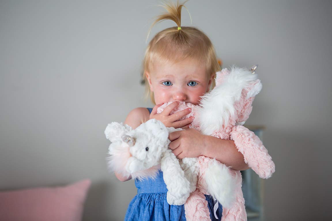 Mary Meyer - Putty Animal Toy - Soft and Huggable Stuffed Animal for Kids and Toddlers - Blush Unicorn - 13"