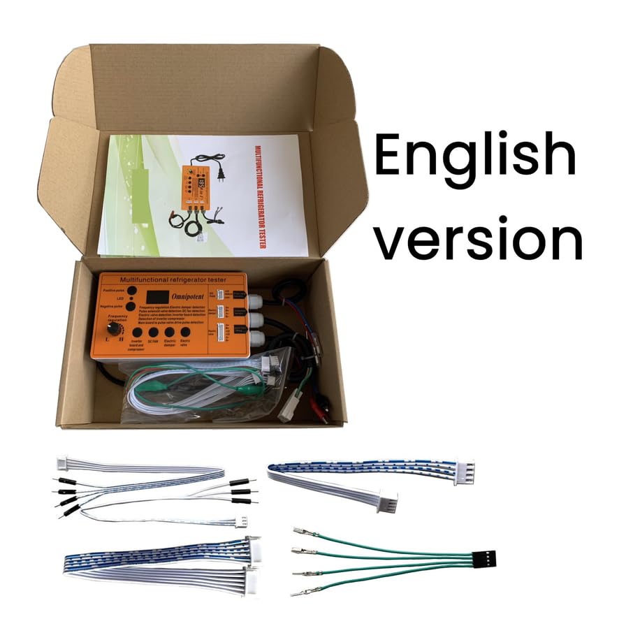 Multifunctional Refrigerator Compressor Tester - Pulse Solenoid & Inverter Compressor Tester - DC Fan Damper Electric Valve Fault Detector