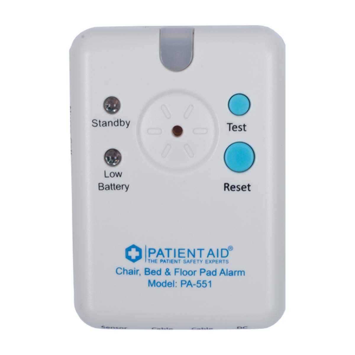 Patient Aid Advanced Bed and Floor Alarm for Elderly Monitoring - 10" x 30" Underpad with Motion Sensor Bed Alarm, 3 Ring Chime & 3 Mounting Options, with AC Adapter & 9V Battery