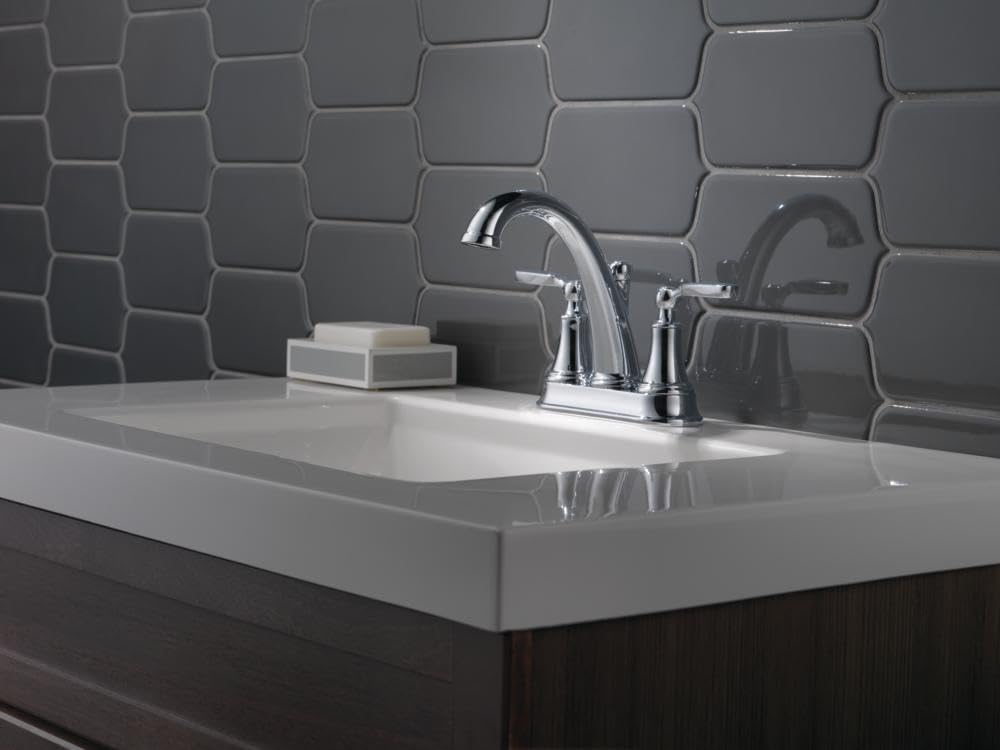 Two Handle Centerset Bathroom Faucet