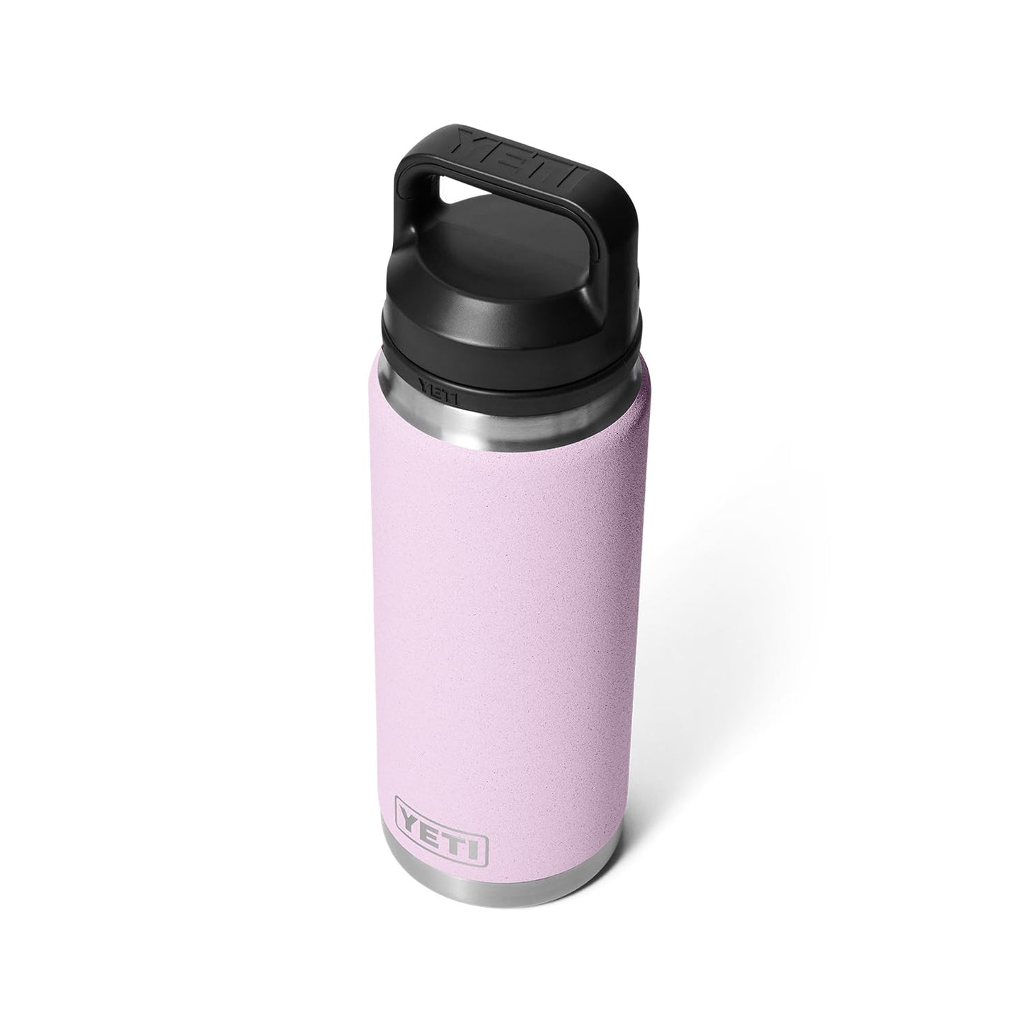 YETI Rambler 26 oz Bottle, Leakproof, Vacuum Insulated, Stainless Steel with Chug Cap, Cherry Blossom - Textured