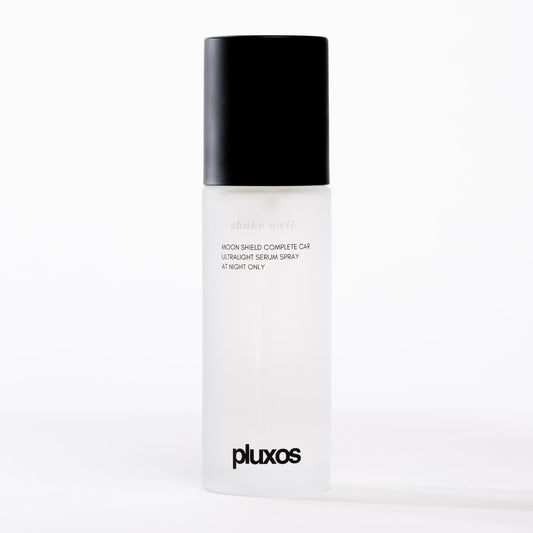 | PLUXOS PM | MOON SHIELD COMPLETE NIGHTTIME SKIN CARE ROUTINE (Unscented) | Replaces Multi-Step Products | Triple Hyaluronic Acid, 3 Peptides, ProCollagen, Retinoid, Ceramide, 5 Vitamins, Niacinamide