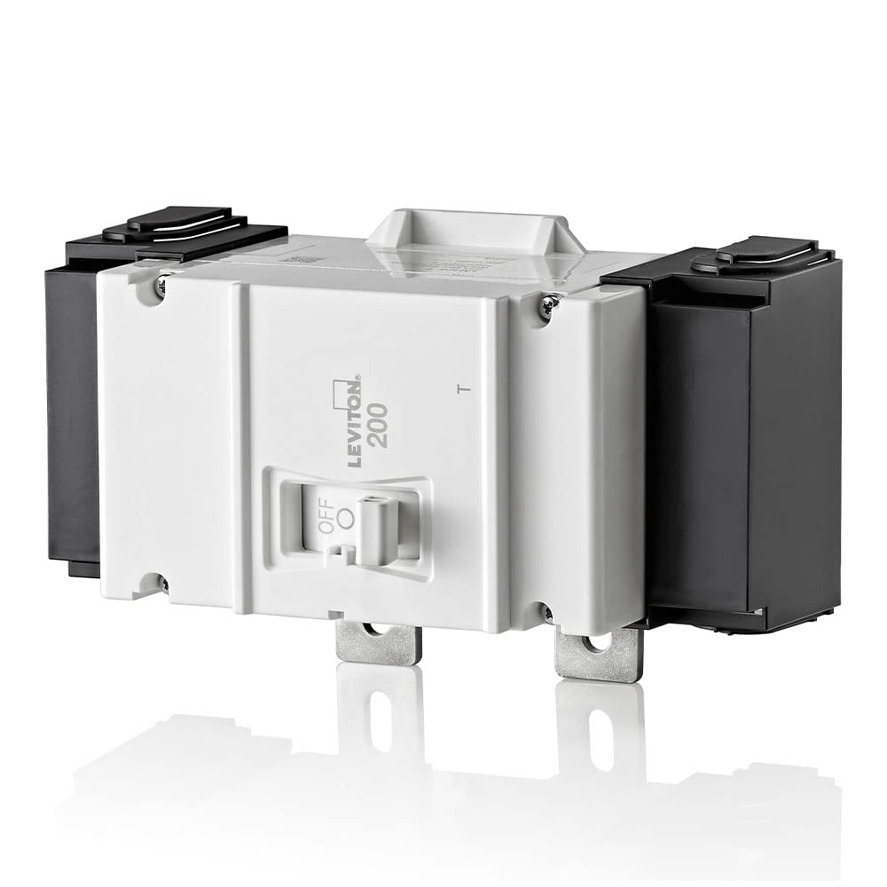 Leviton LM200-T 200A 2-Pole Main Circuit Breaker, Thermal Magnetic, White