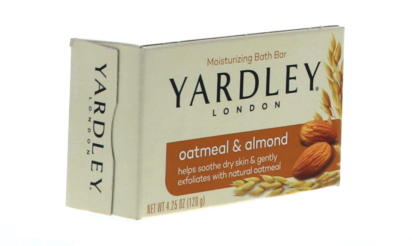 Yardley Oatmeal and Almond Naturally Moisturizing Bath Bar (Pack of 20)
