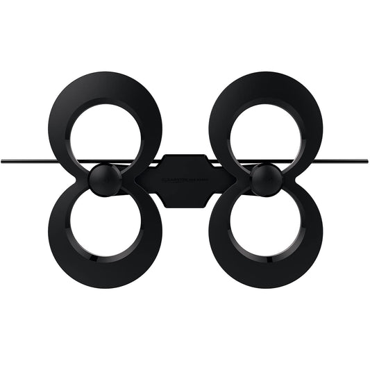 Antennas Direct ClearStream MAX-V PRO Indoor Outdoor TV Antenna, UHF VHF, Multi-Directional, 70+ Mile Range, 4K 8K UHD, NEXTGEN TV – w/Wall Bracket