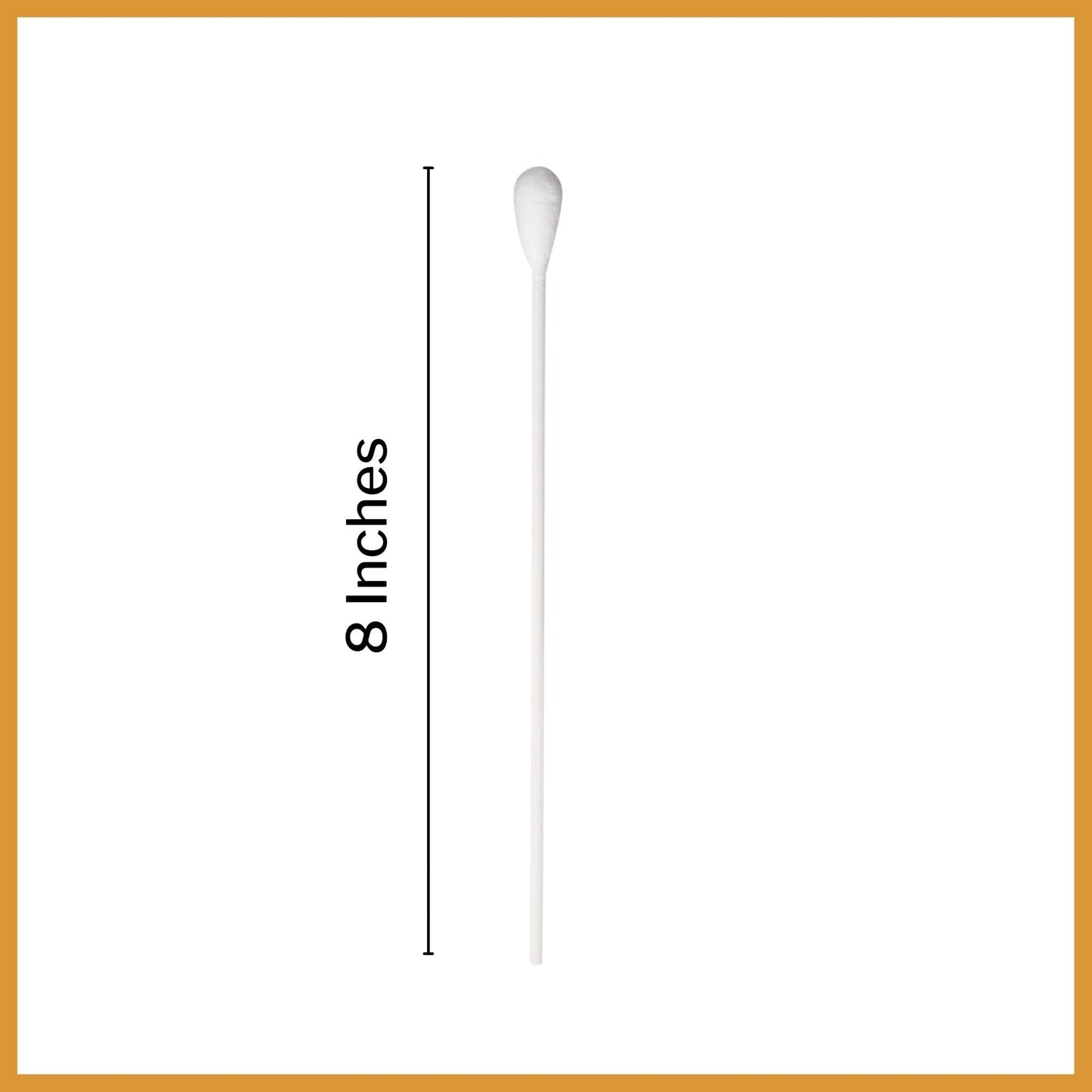 McKesson OB/GYN Applicators Rayon Tipped, Non-Sterile, 8 in, 50 Count, 10 Packs, 500 Total