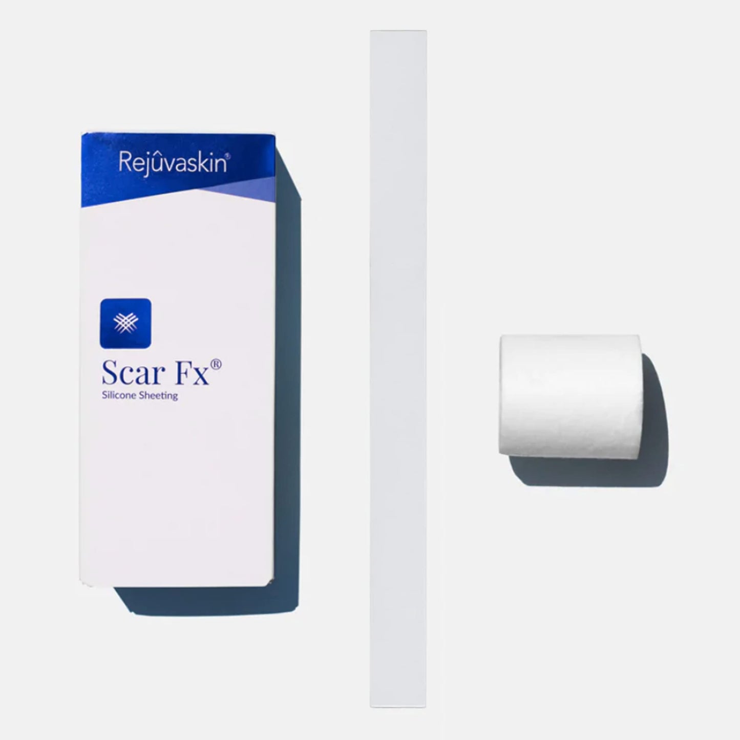 Rejuvaskin Scar Fx Silicone Sheeting, 1 Inch x 12 Inches Silicone Tape for Long Surgical Scars, 1 Sheet, Soften, Flatten & Reduce The Appearance of Scars