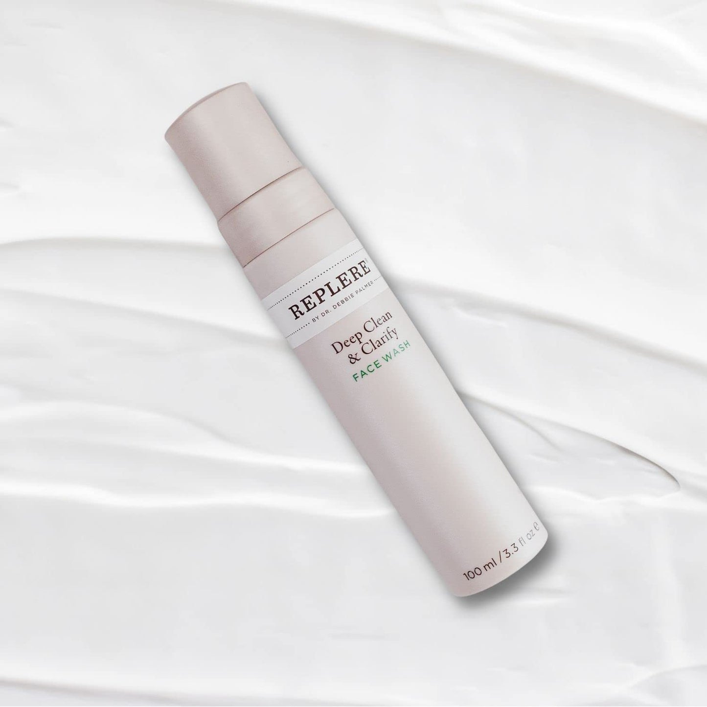 Replere Deep Clean & Clarify - All Natural Exfoliating Face Wash with Coffea Arabica, Green tea and Vitamins A & E