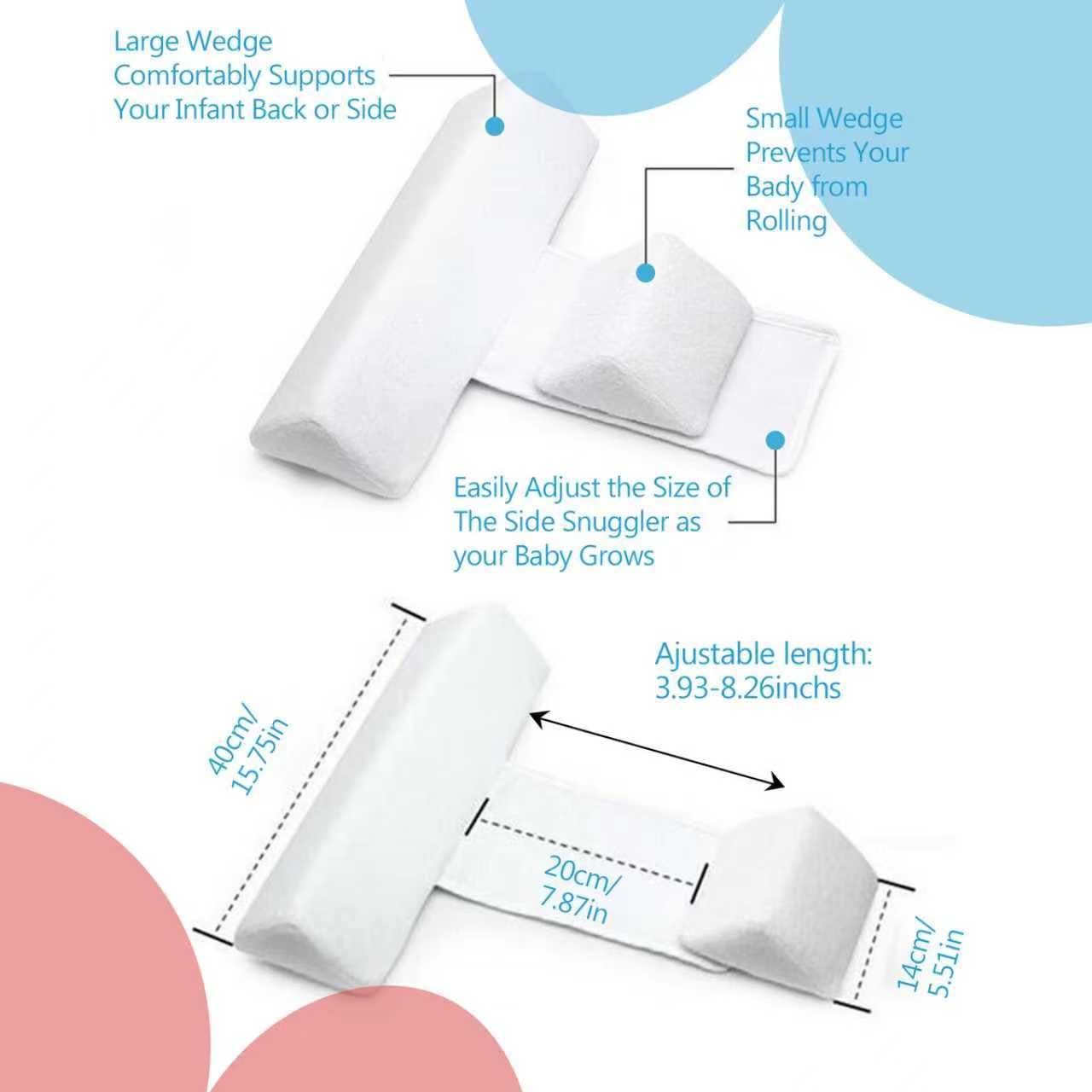 Side Sleeper Weddge Adjustable Soft and Breathable Cushion
