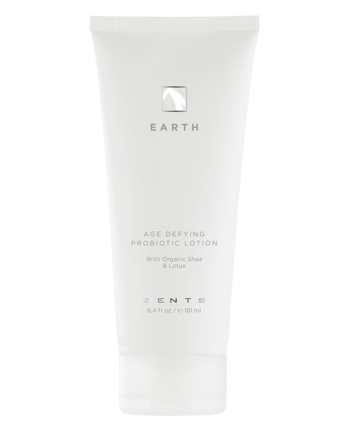 Zents Age-Defying Probiotic Body & Hand Lotion (Earth) | Moisturizing Lotion with Hyaluronic Acid & Organic Shea Butter | Nourishes & Hydrates Skin | 6.4 fl oz