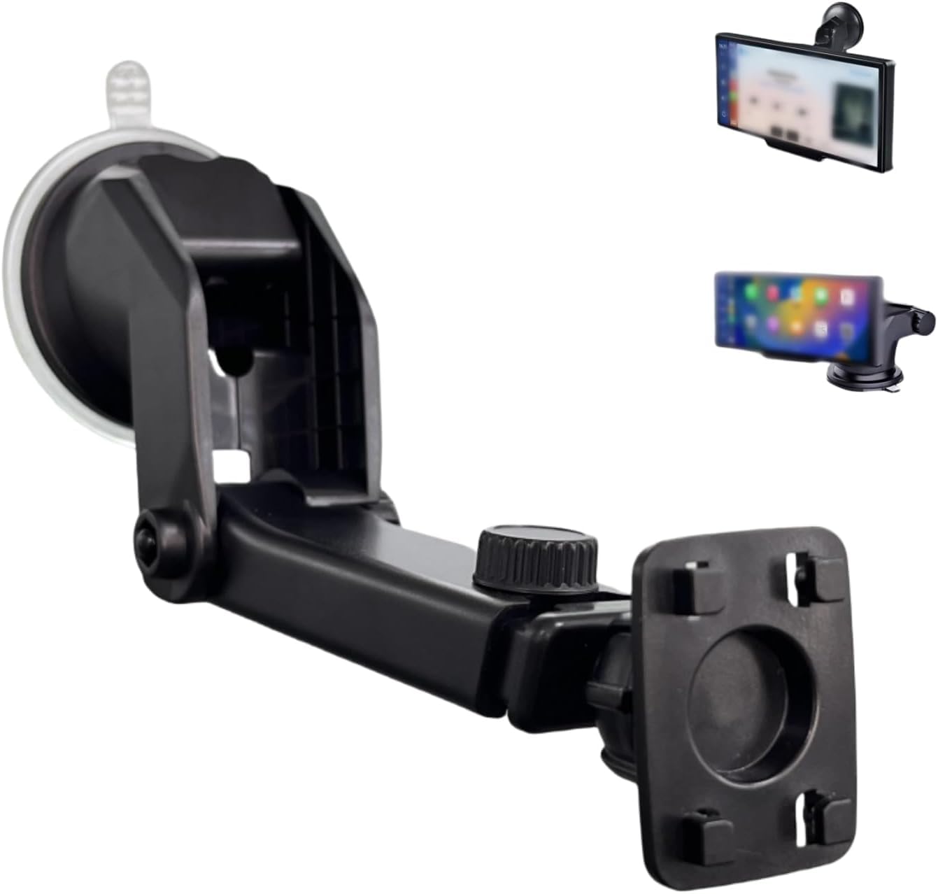 【Hieha】 2024 Newest Wireless Portable Carplay and Android Auto, Carplay Screen for Car with Mirror Link/AUX/FM,7" Touchscreen Bluetooth 5.0, Potable Car Stereo with，car Accessories