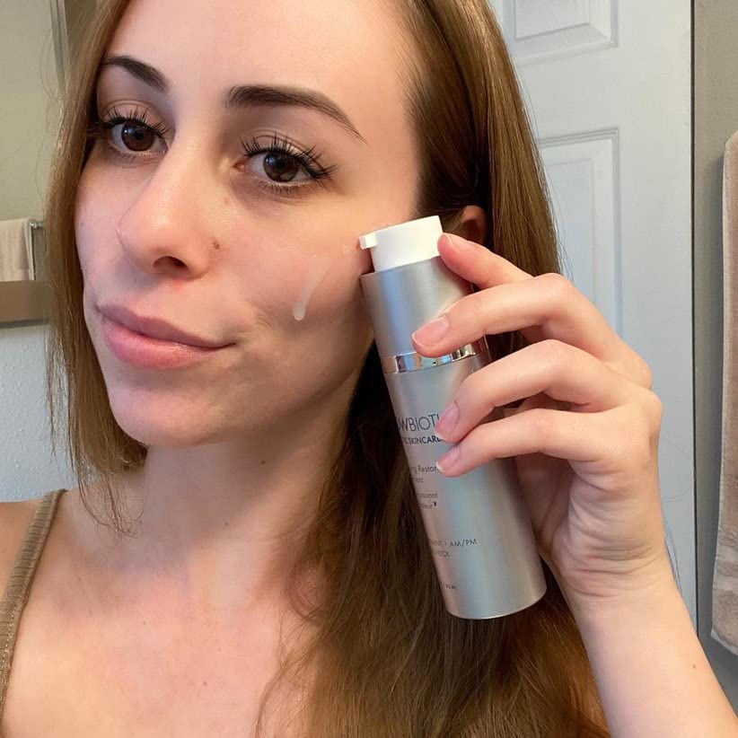 Glowbiotics Calming Restorative Treatment: Hydrating Face Serum for Redness Relief & Sensitive Skin | Soothes Irritated Skin with Probiotics & Hyaluronic Acid