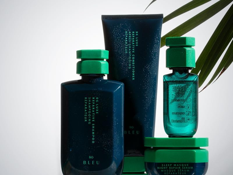 R+Co BLEU Optical Illusion Smoothing Oil – Adds Sleek Style, High Shine, Tames Flyaways, and Provides Separation with Lightweight, Nourishing Formula, 2 oz
