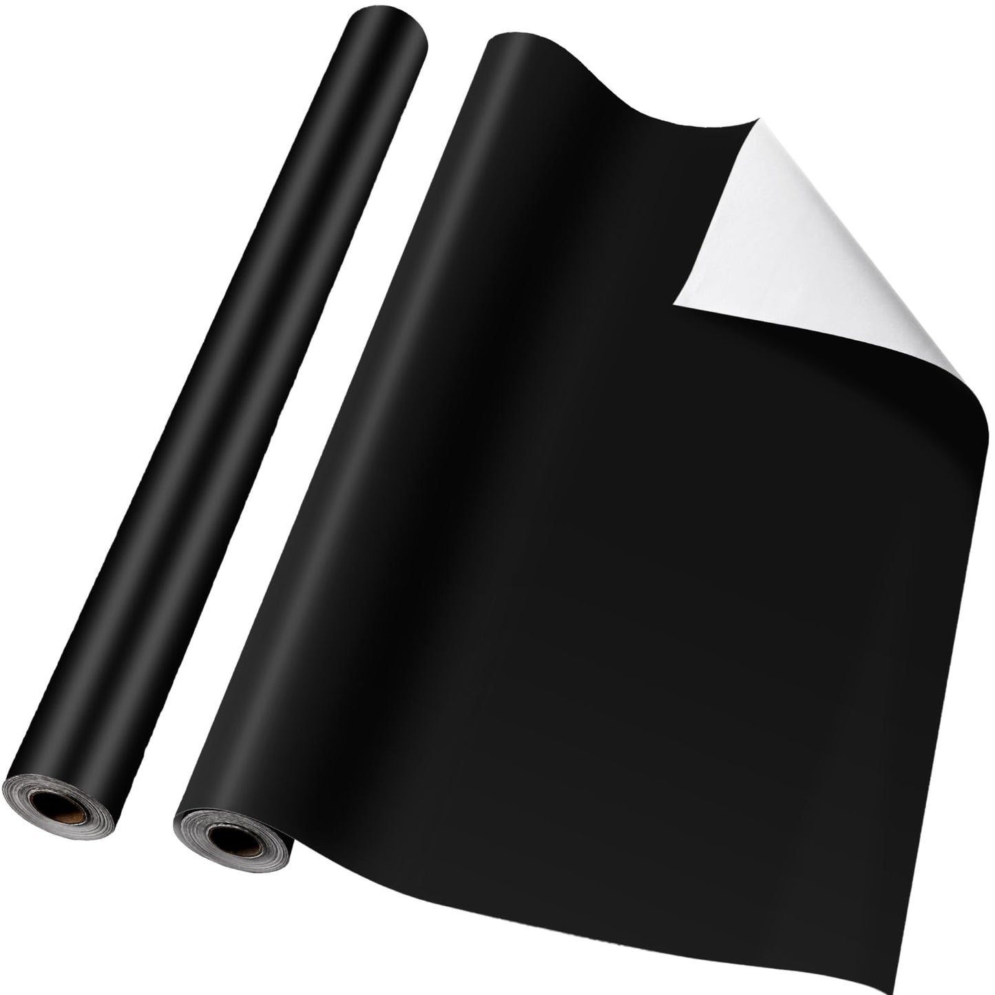 Tenceur Bulletin Board Paper Fade Resistant Paper Roll for School Classroom Decor (Black,63 Inches X 98 ft)