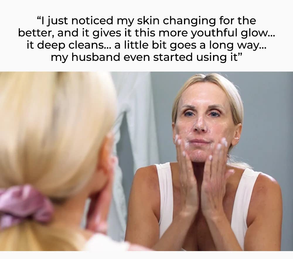 NassifMD Glycolic Acid Face Wash, Hydrating Facial Cleanser, Anti aging Face Wash, Glycolic cleanser for Face for Wrinkles and Fine Lines, Evens Skin Tone, Glycolic Face Wash