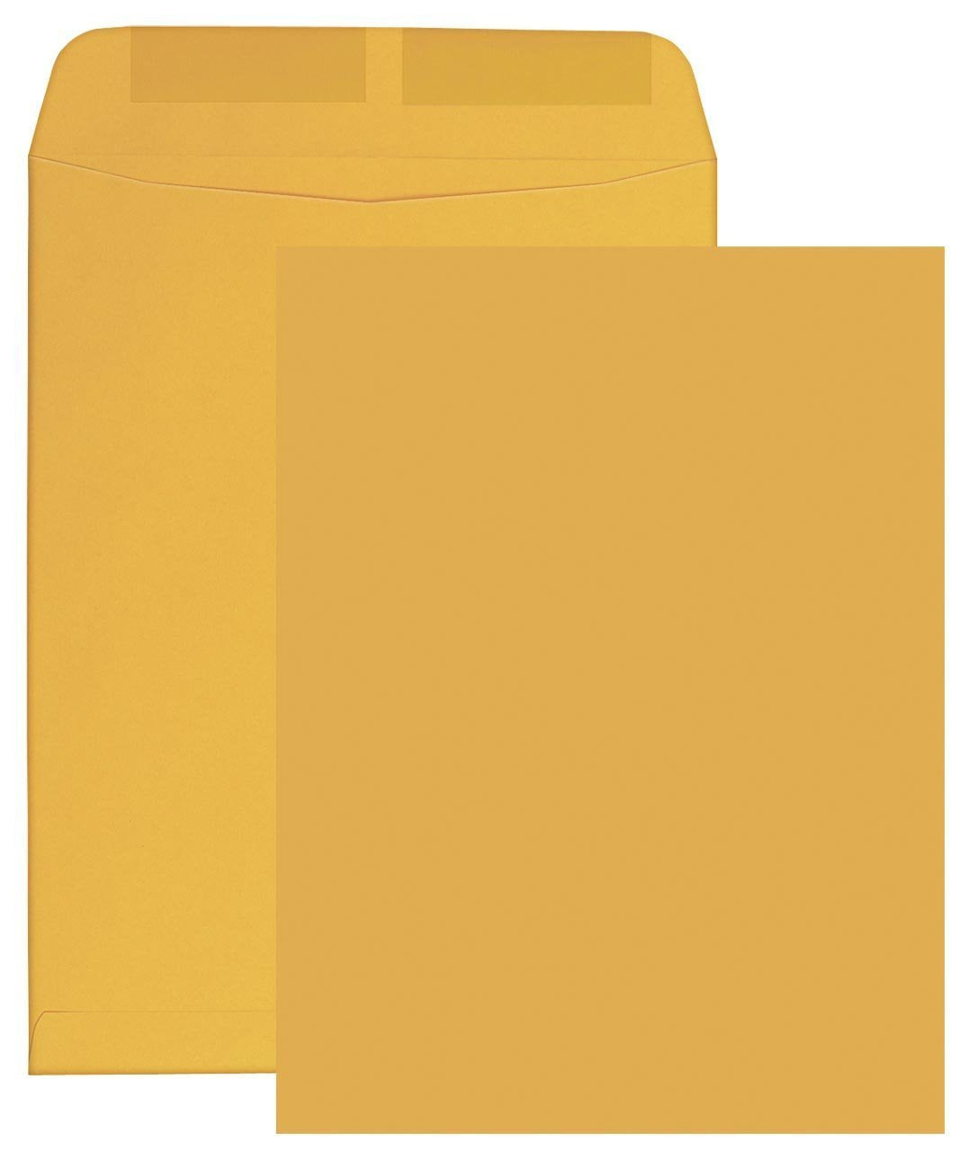 500 Minas Envelope 6" x 9" Catalog Envelope (Open End), 24lb. Brown Kraft, Gum Flap (500 Envelopes)