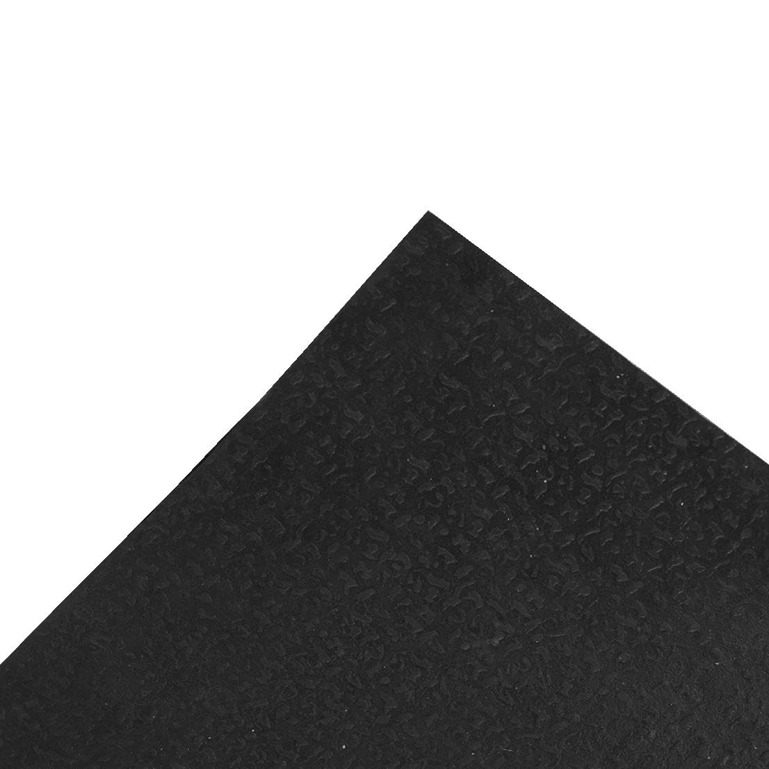 Ottomanson Waterproof Rubber Outdoor Doormat – Heavy-Duty Non-Slip Rubber Floor Mat with Ridge Scraper Pattern, All-Weather Front Door Entry Mat for Mud & Dirt Control – 35" x 60", Black