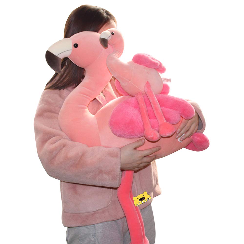 AIXINI 27.5Inch Soft Flamingo Stuffed Animal Toys, Pink Flamingo Plush Toys for Kids, Best Birthday Gifts & Decor