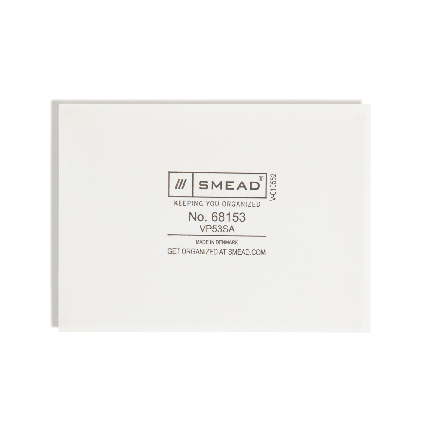 Smead Self-Adhesive Poly Pocket, Document Size, Clear Pockets, Storage Labels, 100 per Box, 135 Mm W x 92 Mm H, 68153