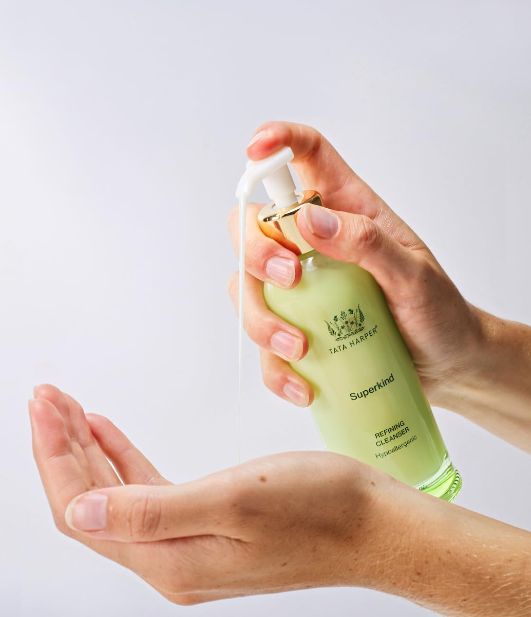 Tata Harper Superkind Refining Cleanser for Sensitized & Reactive Skin, 100% Natural, Made Fresh in Vermont, 125ml