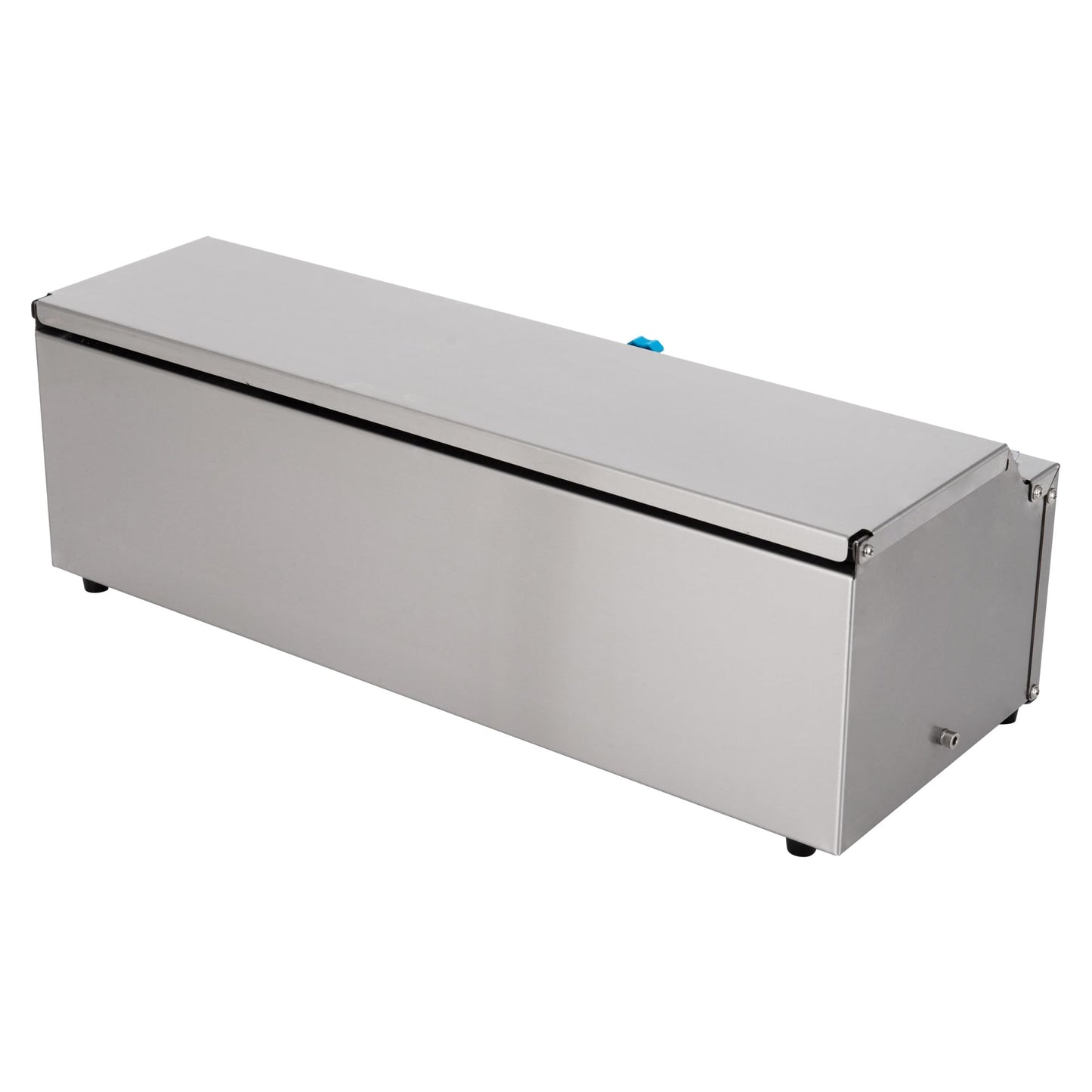 Stainless Steel Food Wrap Dispenser - 18” Commercial Stretch Film Packing Machine with Slide Cutter