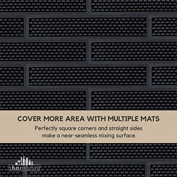 Premium A Bar Above Heavy Duty Bar Mat, Food Safe Silicone Mat, Mats for Bartending and Coffee, Commercial Strength Bartender Accessories, Dish Drying Mats for Kitchen Counter, Barista Accessories