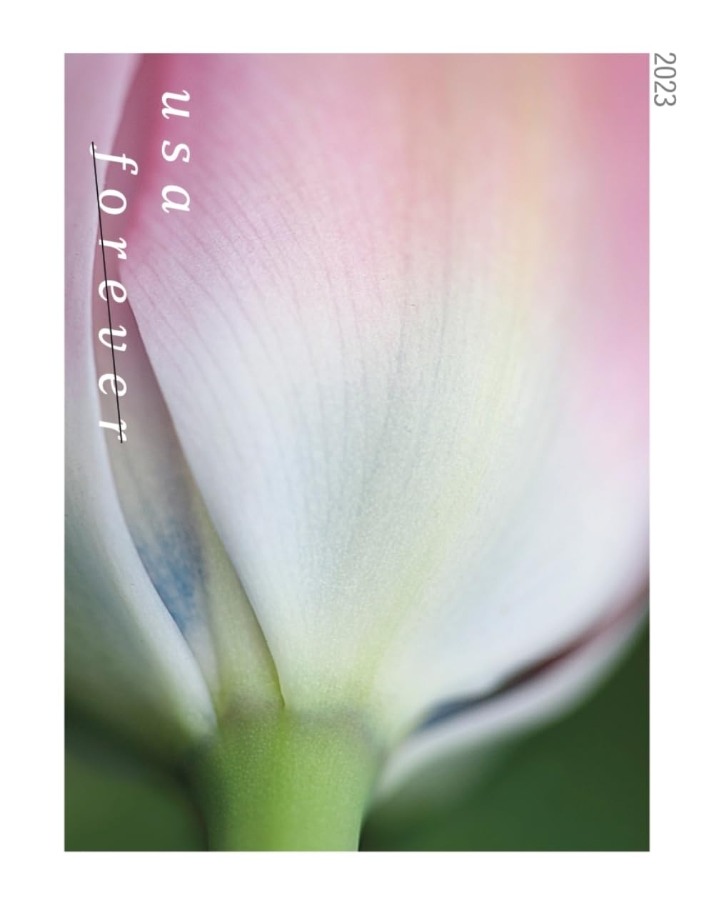 Tulip Blossom Forever Postage Stamp - 2 Books of 20 US First Class Flower Wedding Celebration Party Garden Announcement (40 Stamps)