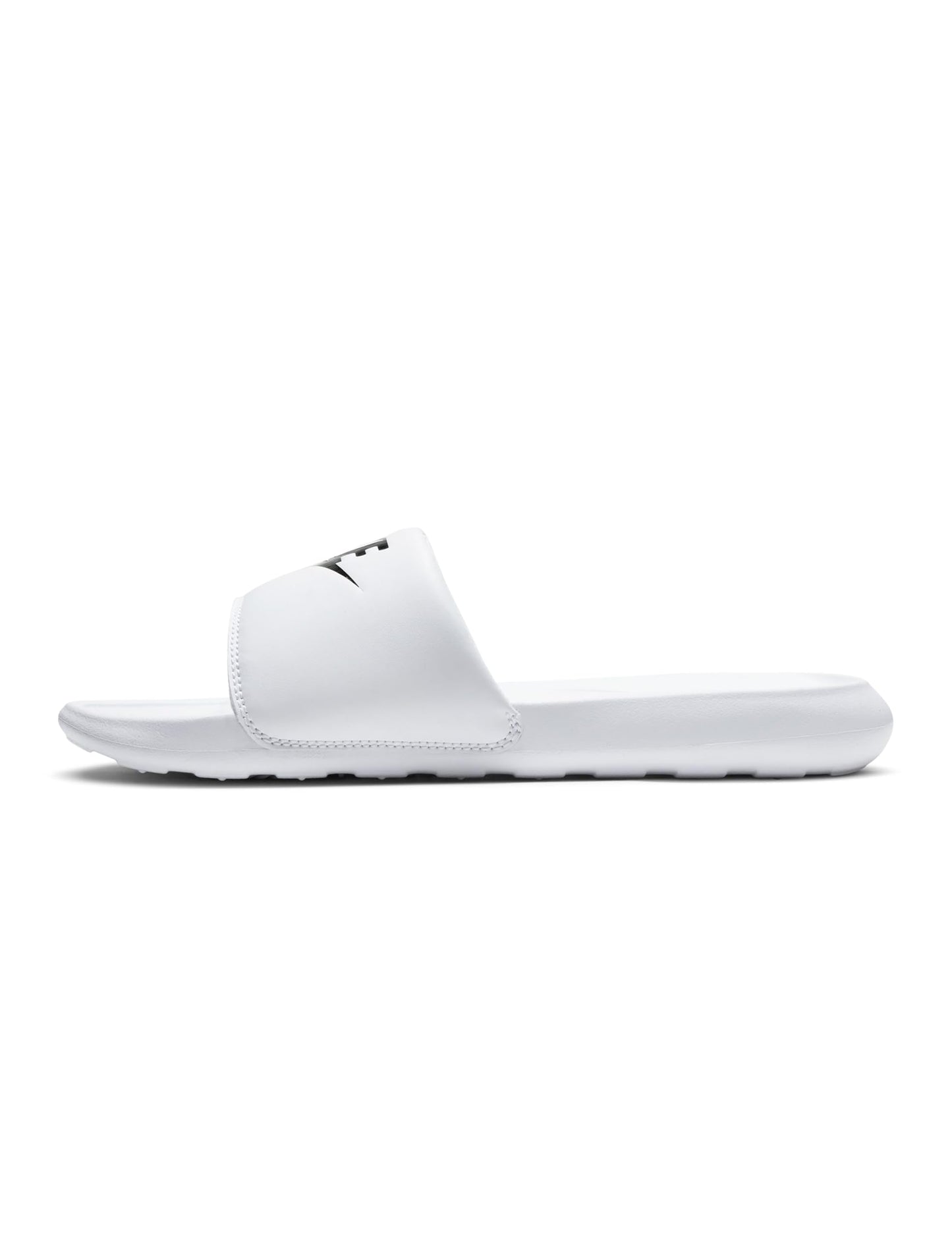 Nike Women's Victori One Slides, White/Black-White, 8