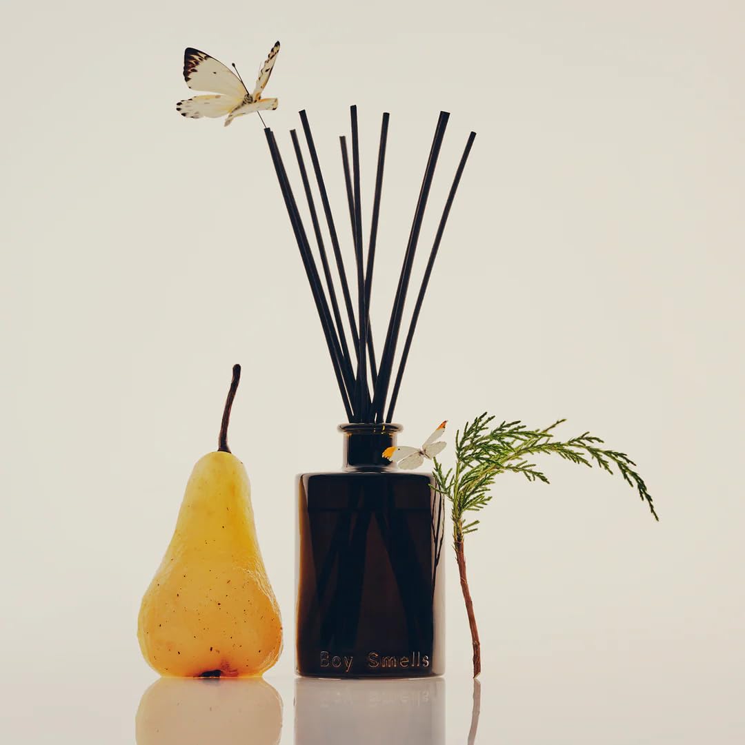 Boy Smells Hinoki Fantôme Reed Diffuser – Cardamom, Hinoki & Smoked Amber – Woody Earthy Home Fragrance Diffuser