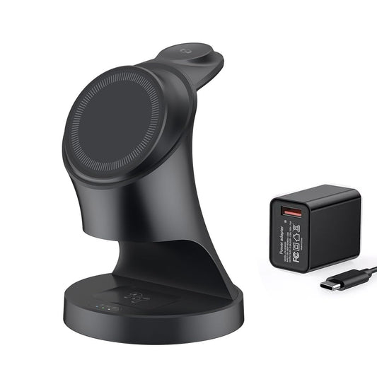 Wireless Charger,3 in 1 Magnetic Wireless Charger Stand, Fast Wireless Charging Dock for iPhone16/15/14/13/12 Series, Apple Watch Series, AirPods Pro.