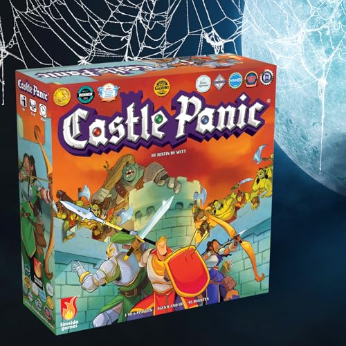Castle Panic 2nd Edition | Cooperative Board Game for Adults and Family | Ages 8+ | for 1 to 6 Players | Average Playtime 45 Minutes | Made by Fireside Games
