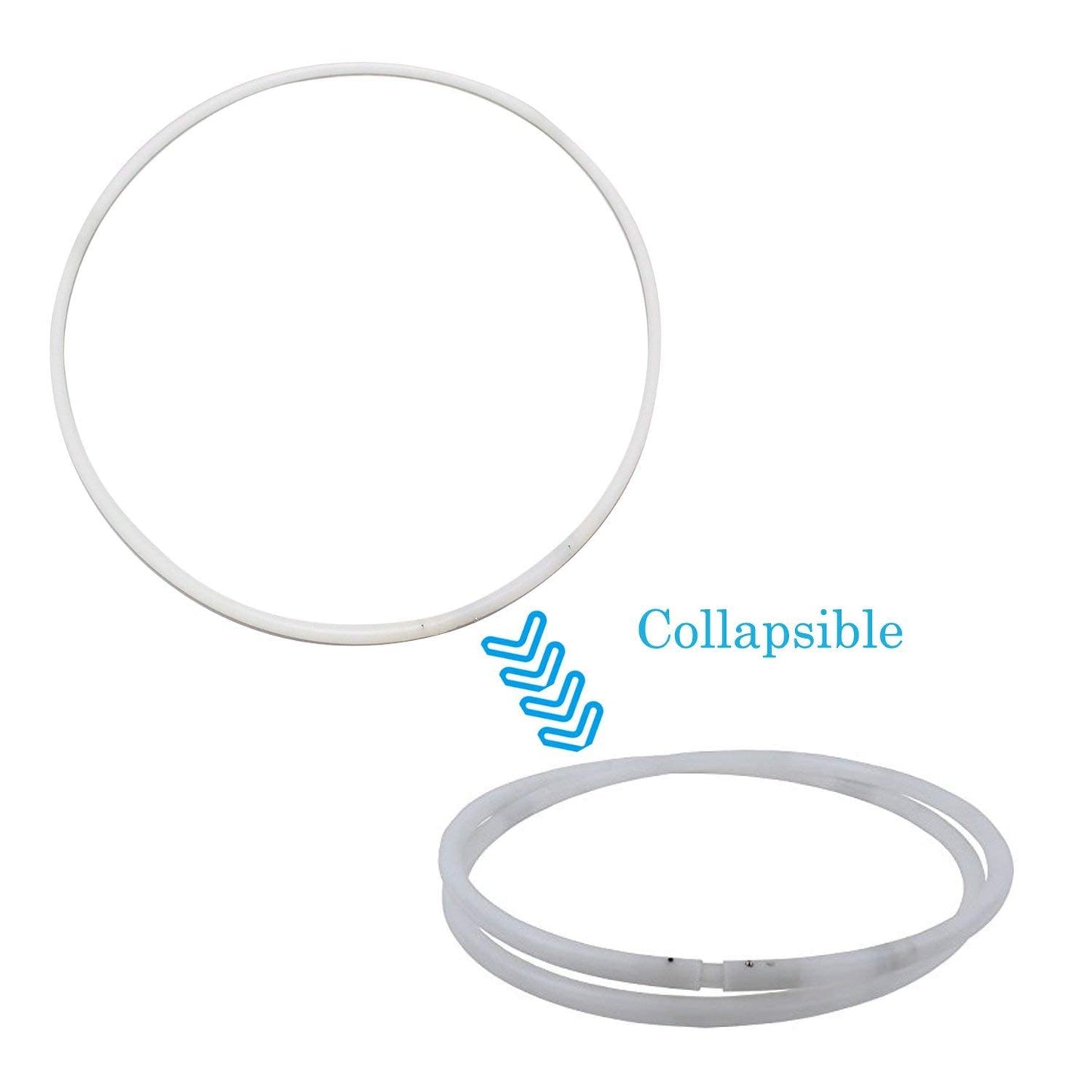 LED Hoops for Kids and Adults - CRTEPST Light Up Glow Sport Rings Dance Toy for Sports Playing Exercise