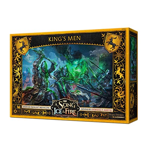 CMON A Song of Ice and Fire Tabletop Miniatures Game Baratheon King's Men Unit Box (Multilingual Edition) - Strategy Game for Adults, Ages 14+, 2+ Players, 45-60 Minute Playtime, Made